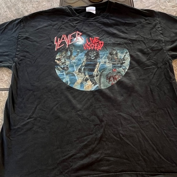 Vintage Slayer live undead black tshirt - Picture 1 of 5